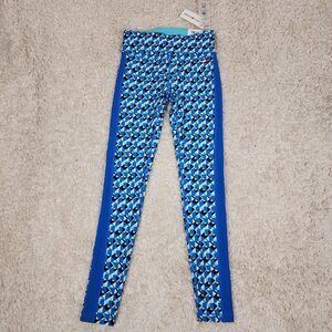 Tommy Hilfiger Leggings Womens XS Geometric High Rise Full Length Sport Stretch